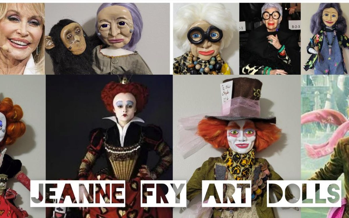 Jeanne Fry Art, Sculpted art dolls
